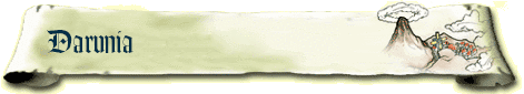 A scroll-like paper with the text 'Darunia' on the left and an image of Death Mountain on the right