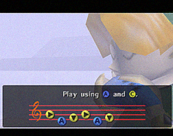 Link playing the Song of Time.